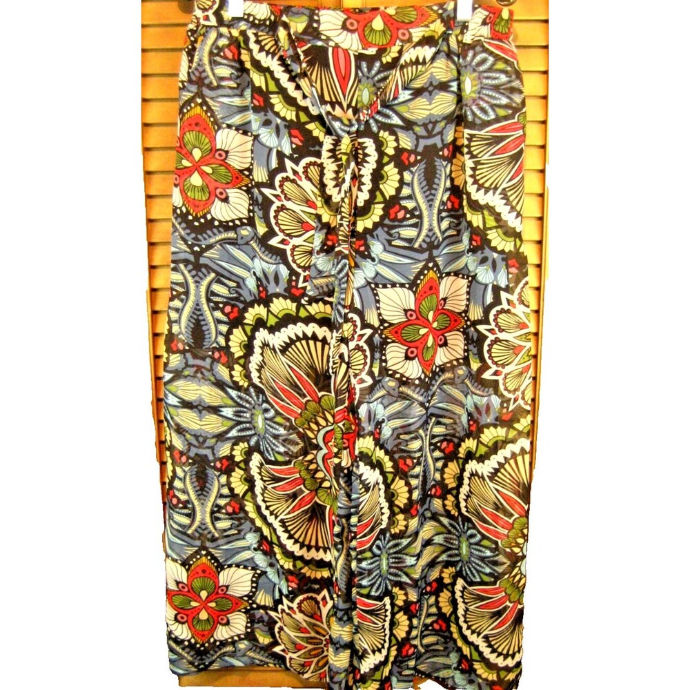 Womens Simply Contoured Wide Leg Flair Dress Pants sz XL(34x23x12r)